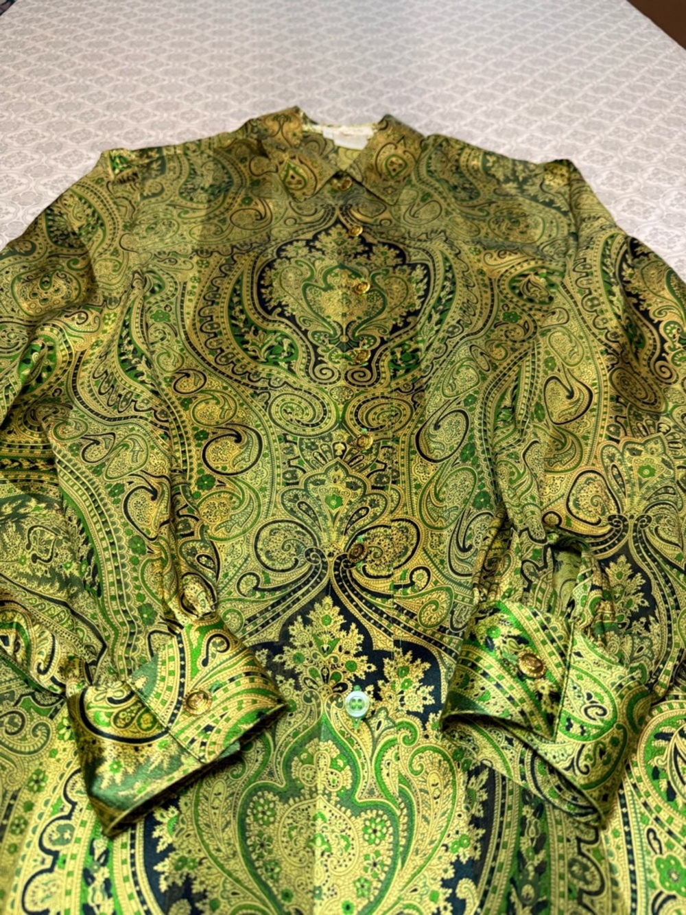 Escada By Margaretha Ley Vintage silk blouse Size 38 - Picture 6 of 15